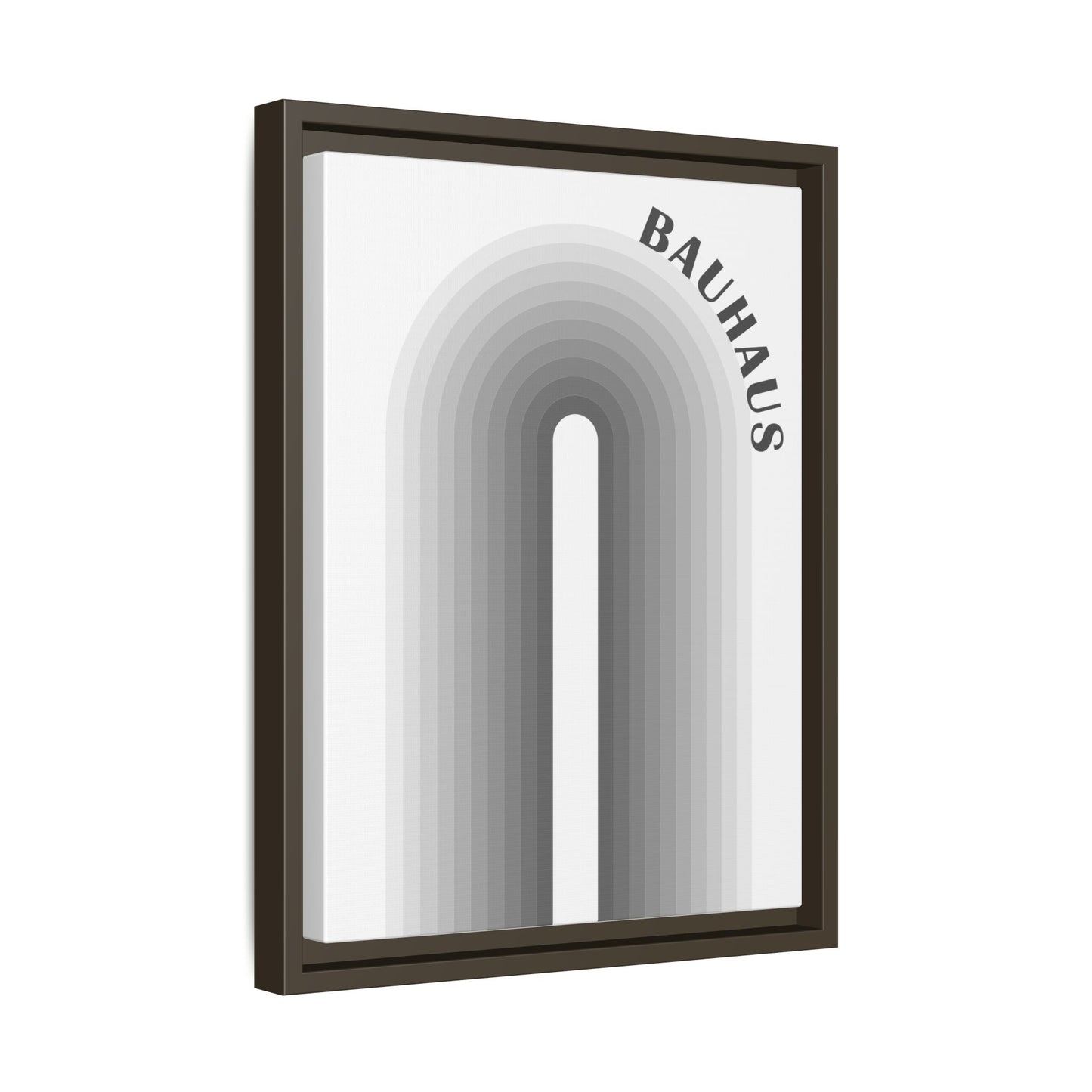 Bauhaus Framed Matte Canvas Art - Modern Geometric Wall Decor
