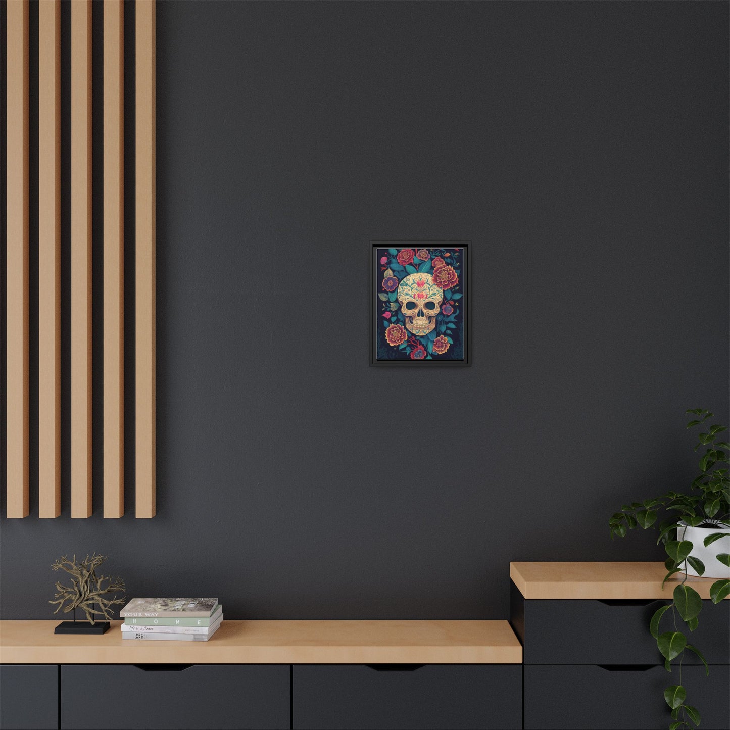 Matte Canvas, Framed (Multi-color)