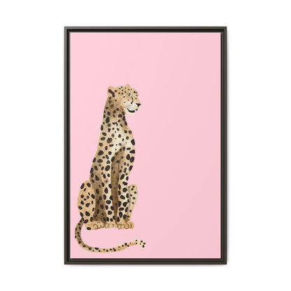 Leopard Art Print - Stylish Framed Canvas for Modern Decor
