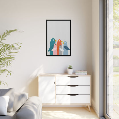 Matte Canvas, Framed (Multi-color)