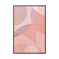 Modern Abstract Canvas Art Print - Multi-color Framed Decor