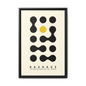 Bauhaus Inspired Framed Canvas Art - Modern Wall Decor