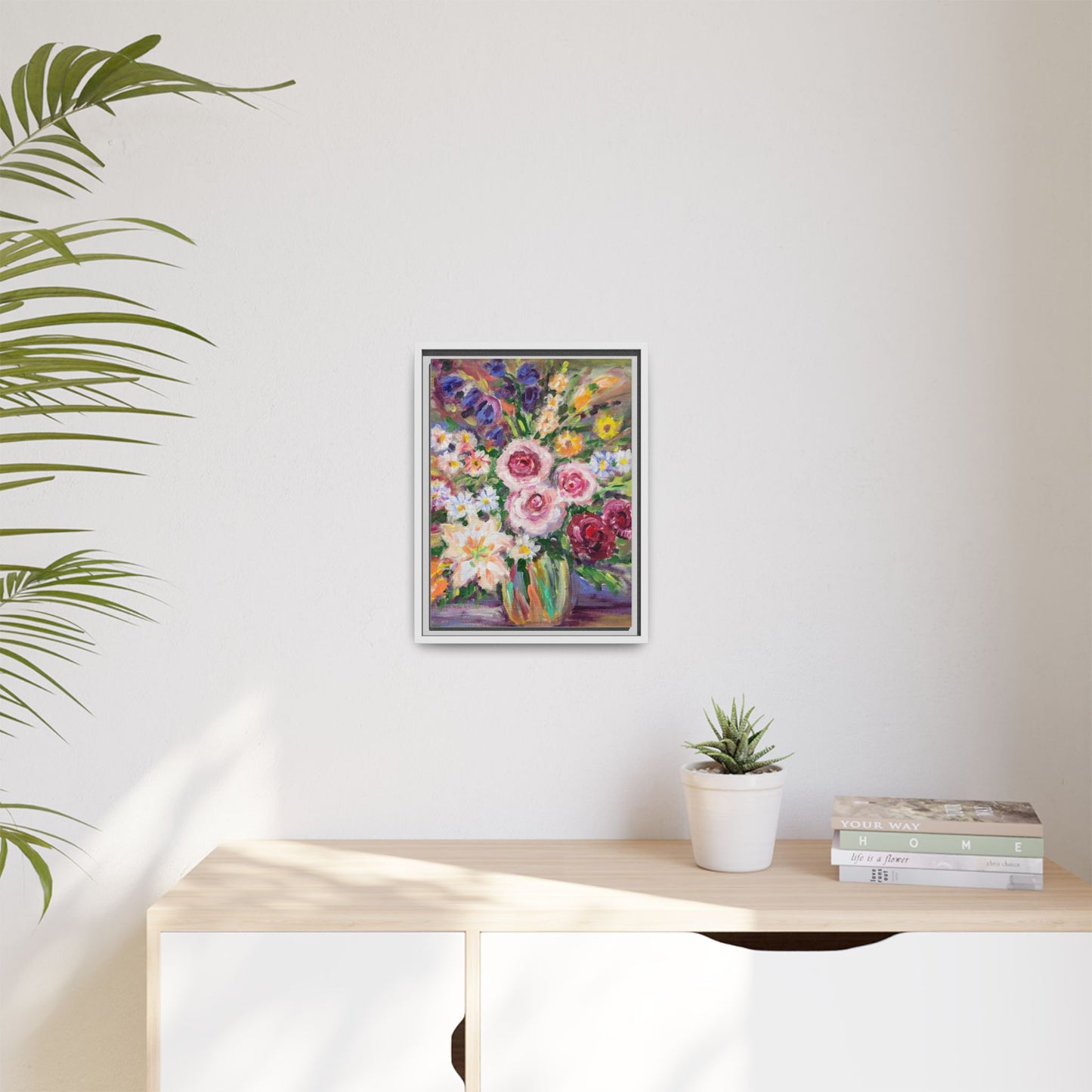 Matte Canvas, Framed (Multi-color)