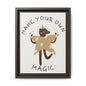 Magic-Inspiring Framed Canvas Art | Home Decor, Wall Art, Inspirational Gift, Bear Decor, Kids Room Artwork
