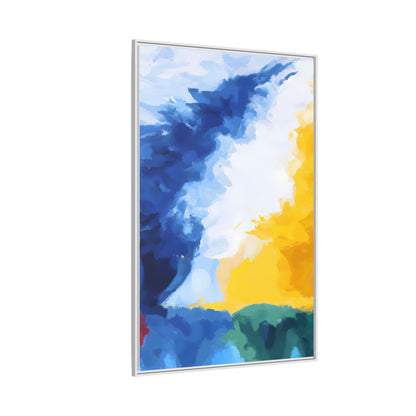 Matte Canvas, Framed (Multi-color)