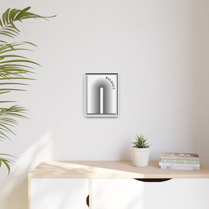 Bauhaus Framed Matte Canvas Art - Modern Geometric Wall Decor