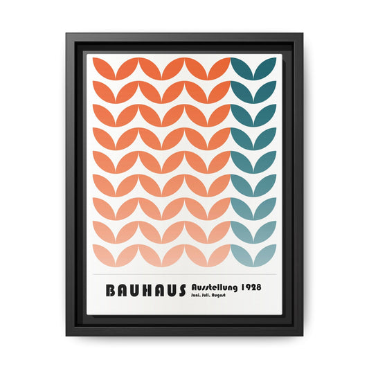 Bauhaus Art Print - Framed Matte Canvas Wall Decor