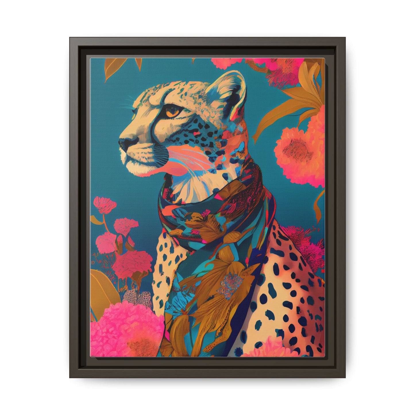 Matte Canvas, Framed (Multi-color)