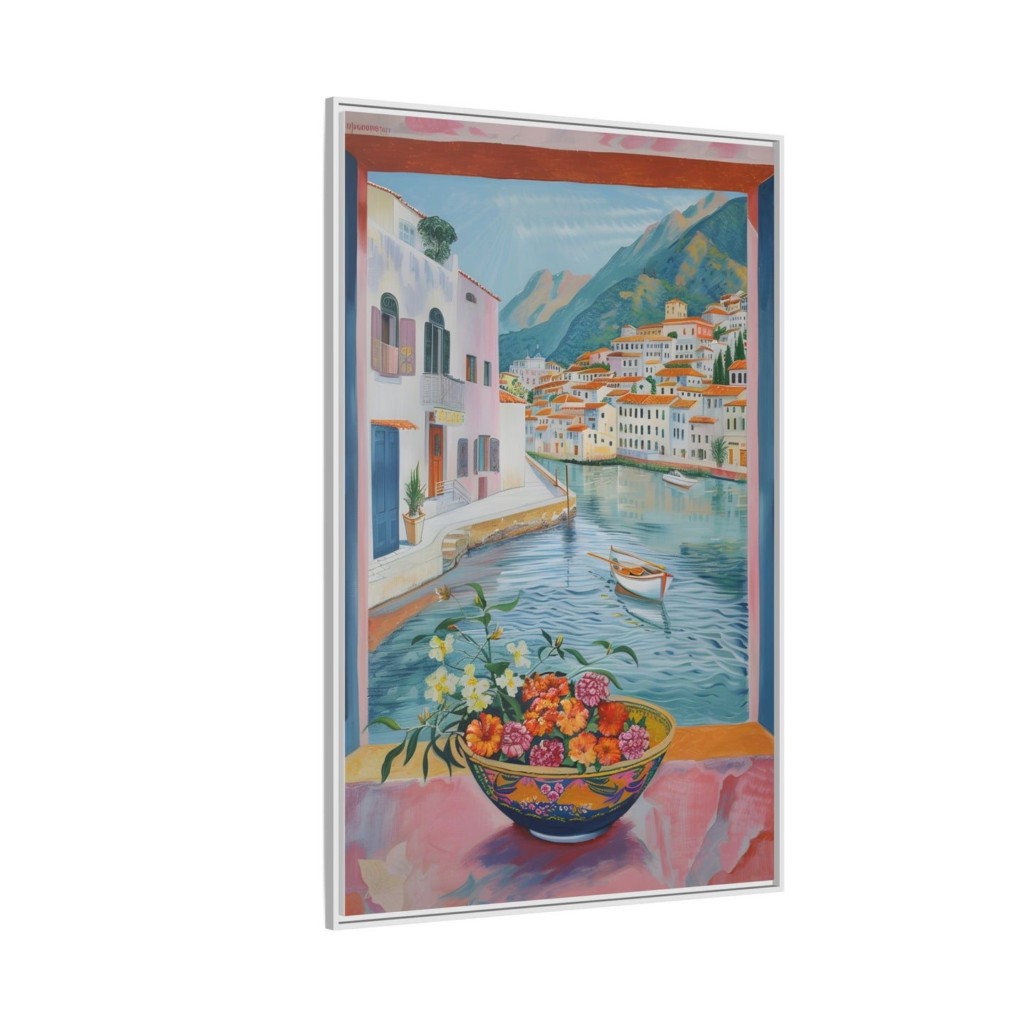 Matte Canvas, Framed (Multi-color)