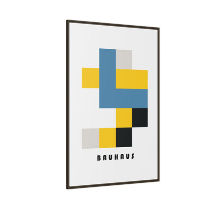 Bauhaus Art Canvas Print - Framed Modern Wall Decor