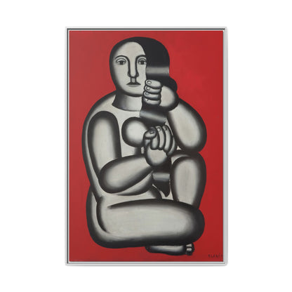 Modern Art Framed Canvas Print, Abstract Art Wall Decor, Minimalist Home Decoration, Unique Gift for Art Lovers, Pop Art Styling