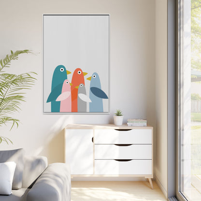 Matte Canvas, Framed (Multi-color)