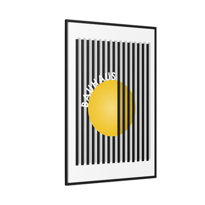 Bauhaus Art Canvas Framed Print - Modern Multi-color Wall Decor
