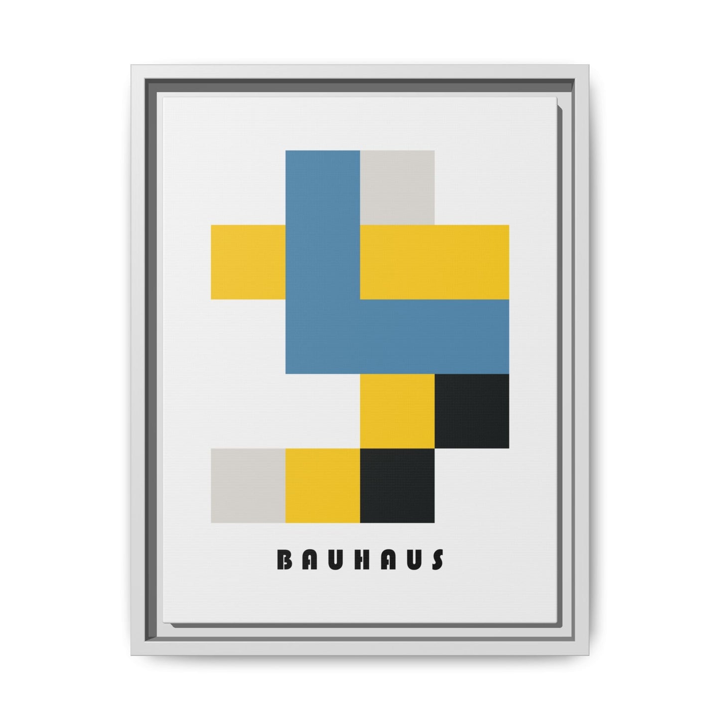 Bauhaus Art Canvas Print - Framed Modern Wall Decor