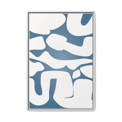 Modern Abstract Framed Canvas Art