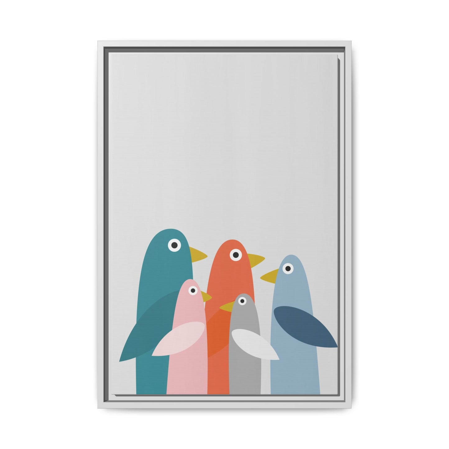 Matte Canvas, Framed (Multi-color)