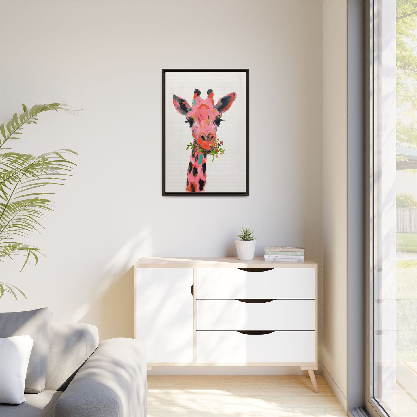 Matte Canvas, Framed (Multi-color)