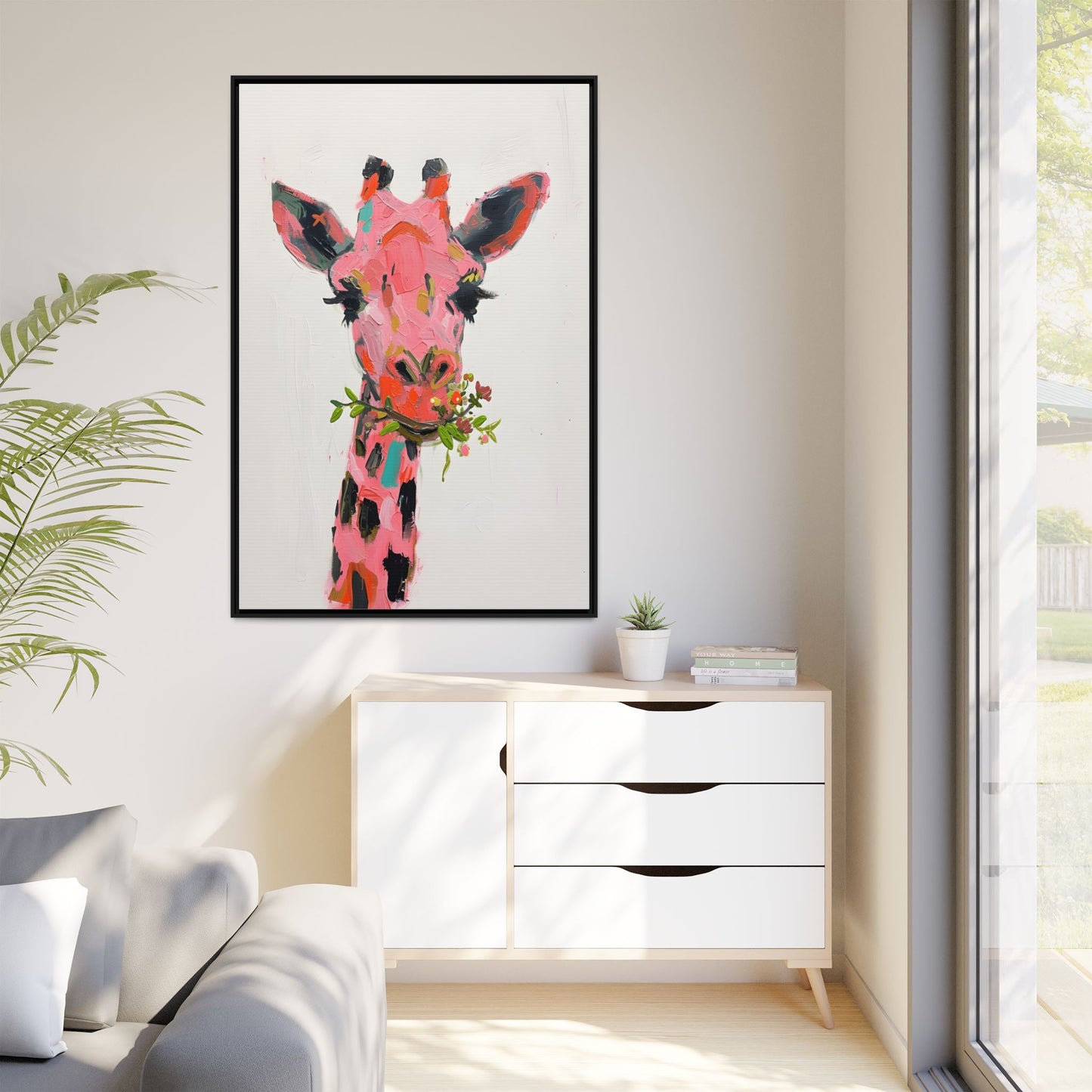 Matte Canvas, Framed (Multi-color)