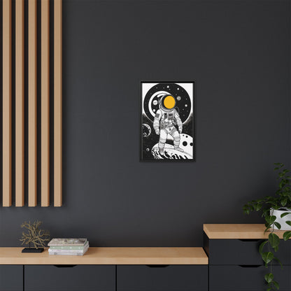 Astronaut Canvas Print, Cosmic Wall Art, Space Decor for Kids, Modern Home Decoration, Gift for Space Enthusiasts, Unique Astronaut Wall Art