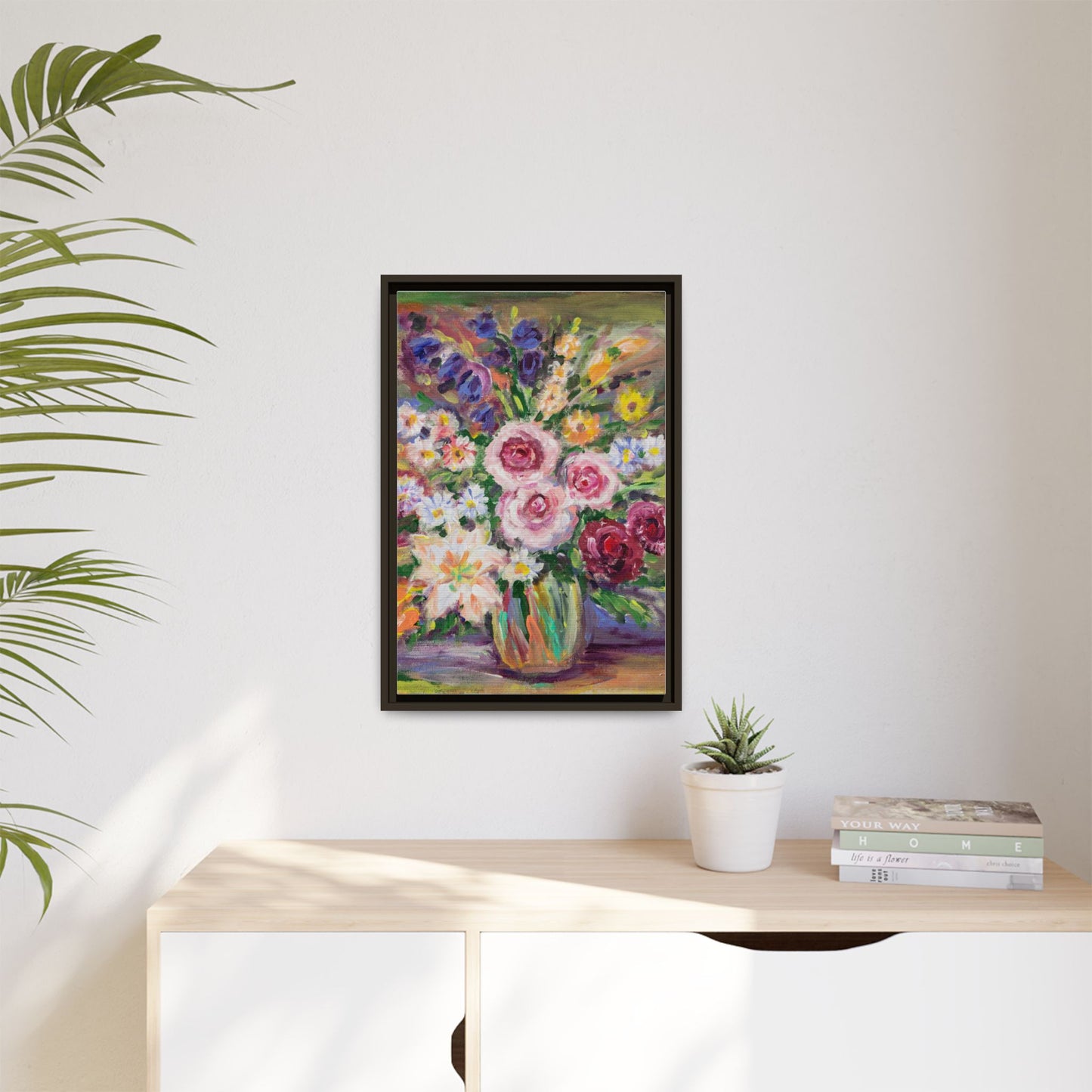 Matte Canvas, Framed (Multi-color)