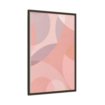 Modern Abstract Canvas Art Print - Multi-color Framed Decor