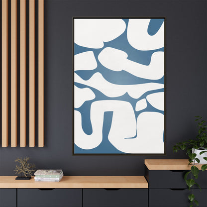Modern Abstract Framed Canvas Art