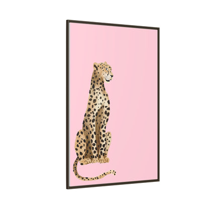 Leopard Art Print - Stylish Framed Canvas for Modern Decor