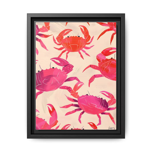 Colorful Crab Art Print, Coastal Wall Decor, Beach House Decoration, Nautical Gift, Ocean Inspired Artwork