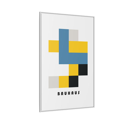 Bauhaus Art Canvas Print - Framed Modern Wall Decor