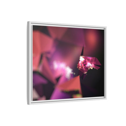 Framed Matte Canvas Abstract Art Print - Multi-Color Décor