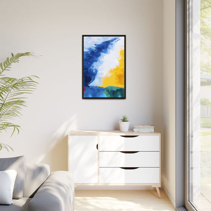 Matte Canvas, Framed (Multi-color)