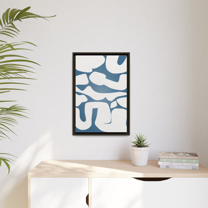 Modern Abstract Framed Canvas Art