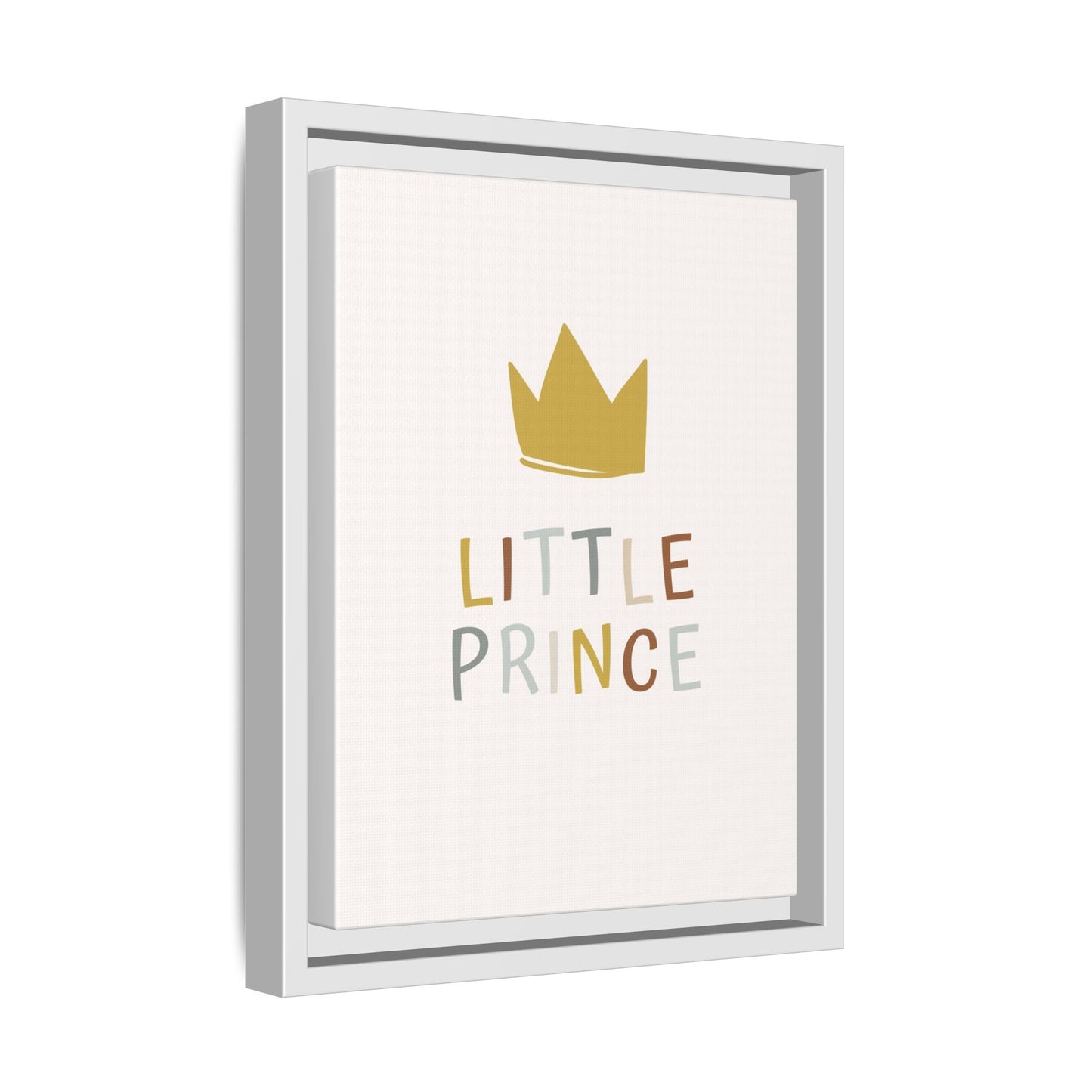 Framed Canvas Art Print, Little Prince Wall Decor, Kids Room Decoration, Nursery Art, Gift for Baby Shower, Toddler Room Aesthetic