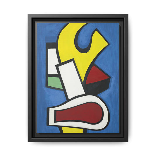Framed Abstract Wall Art Print, Colorful Home Decor, Unique Gift for Art Lovers, Modern Office Decoration, Contemporary Artwork