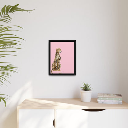 Leopard Art Print - Stylish Framed Canvas for Modern Decor