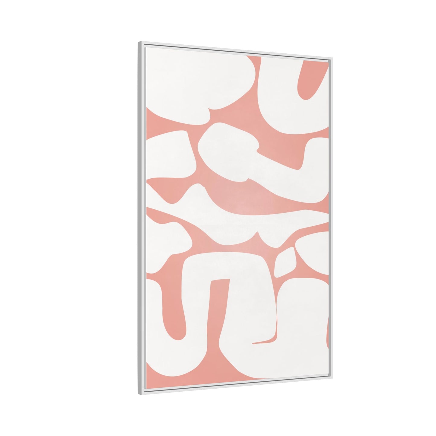 Modern Abstract Framed Canvas Art - Multi-Color Wall Decor