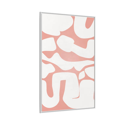 Modern Abstract Framed Canvas Art - Multi-Color Wall Decor