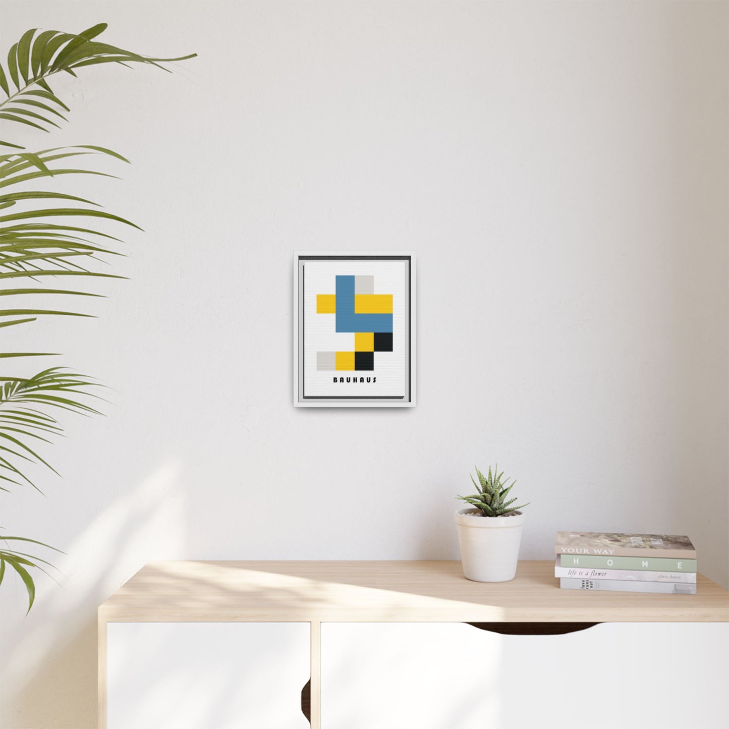 Bauhaus Art Canvas Print - Framed Modern Wall Decor