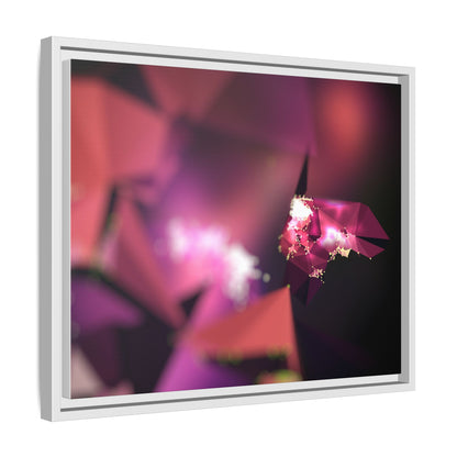 Framed Matte Canvas Abstract Art Print - Multi-Color Décor