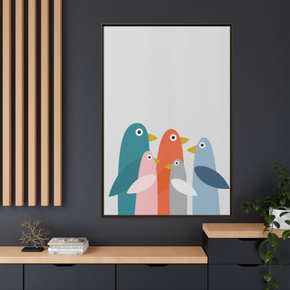 Matte Canvas, Framed (Multi-color)