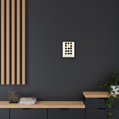 Bauhaus Inspired Framed Canvas Art - Modern Wall Decor