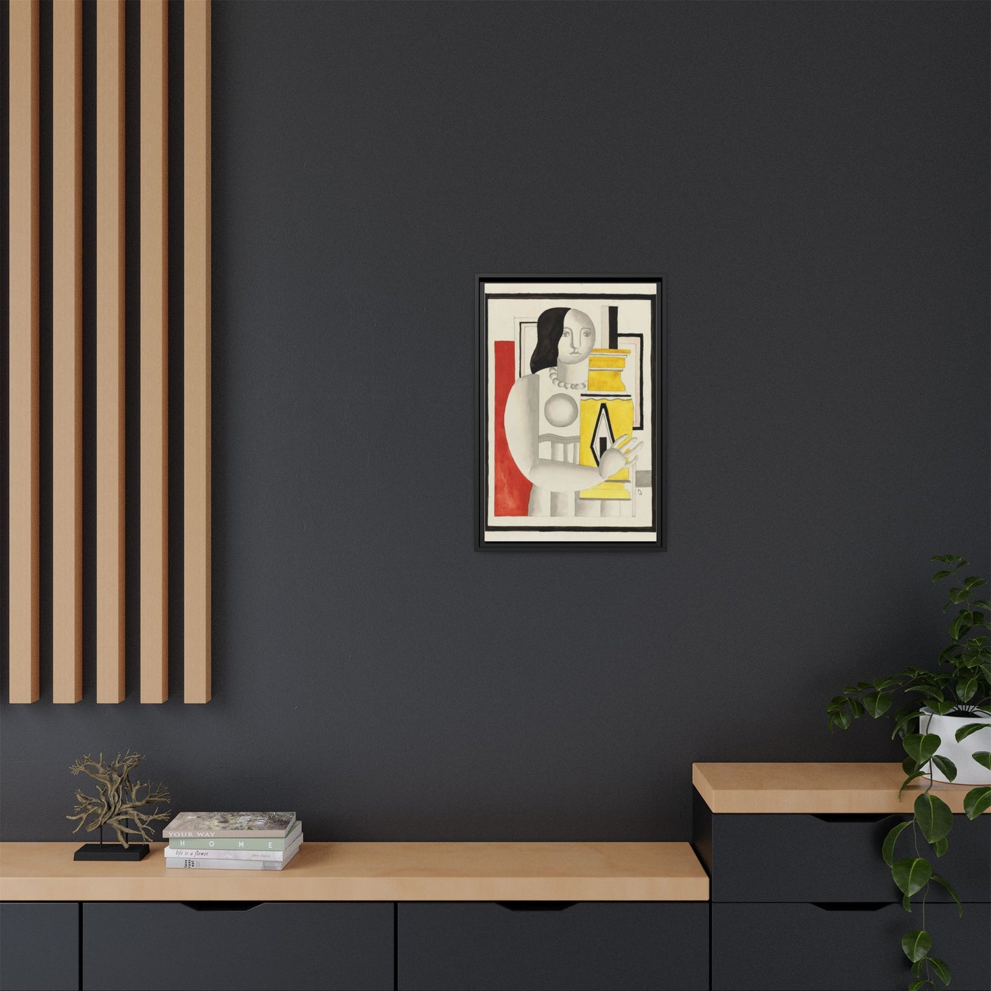 Matte Canvas, Framed (Multi-color)