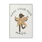 Magic-Inspiring Framed Canvas Art | Home Decor, Wall Art, Inspirational Gift, Bear Decor, Kids Room Artwork