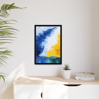 Matte Canvas, Framed (Multi-color)