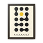 Bauhaus Inspired Framed Canvas Art - Modern Wall Decor