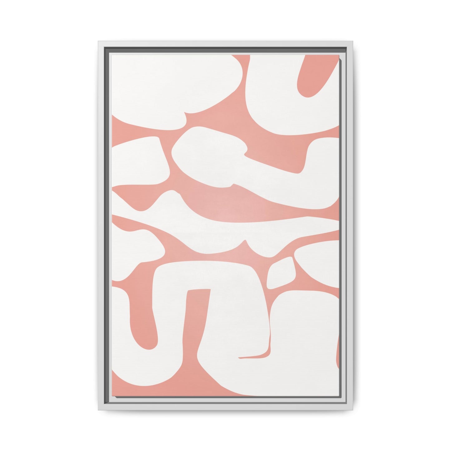 Modern Abstract Framed Canvas Art - Multi-Color Wall Decor