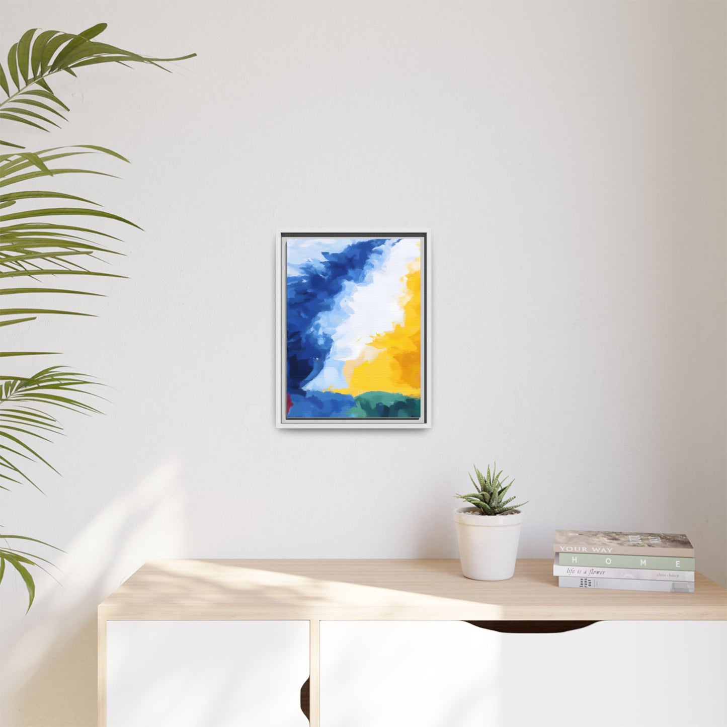 Matte Canvas, Framed (Multi-color)