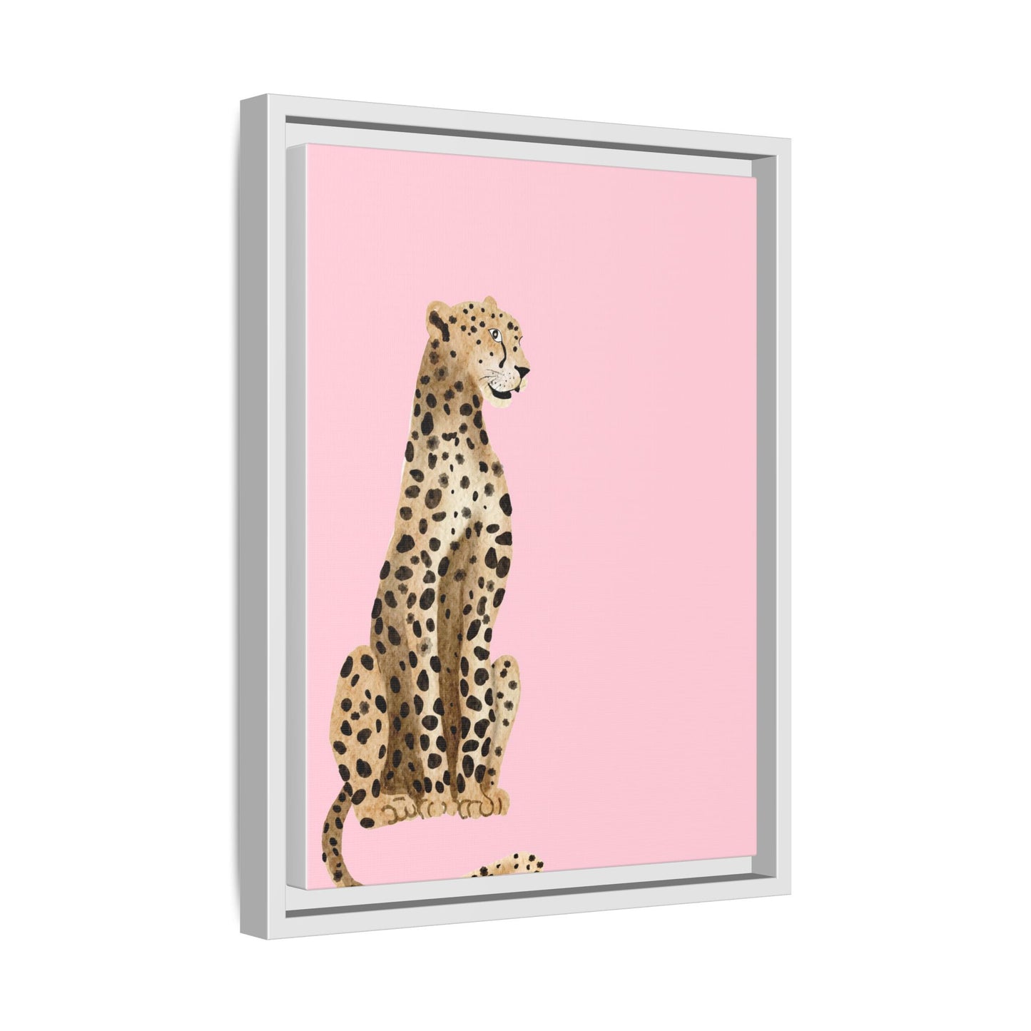 Leopard Art Print - Stylish Framed Canvas for Modern Decor