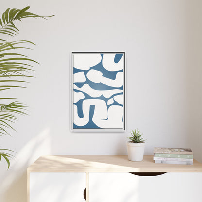 Modern Abstract Framed Canvas Art
