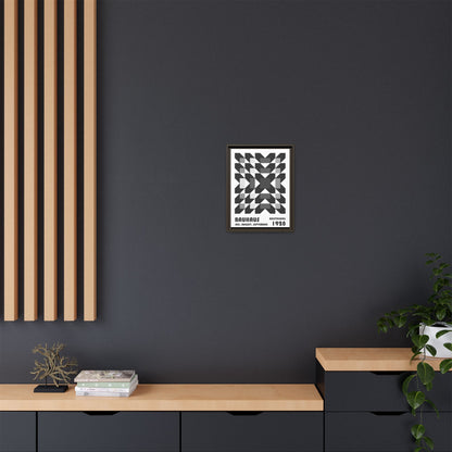 Bauhaus Abstract Framed Canvas Art - Modern Wall Decor for Design Lovers